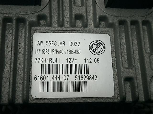 1905291* Fiat 500 lounge 31212 1.2 8V previous term [ engine computer -] (81739930) inspection ending 