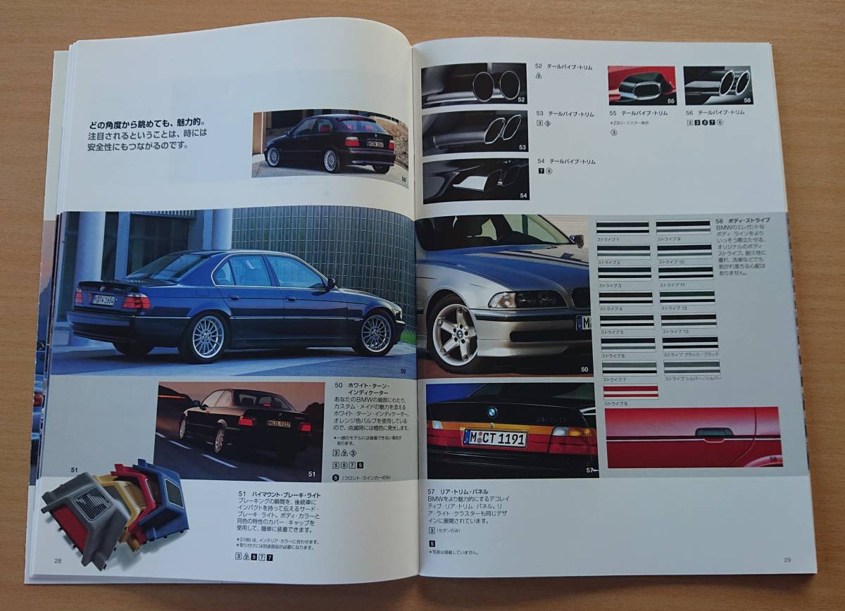 ★BMW・純正アクセサリー カタログ 1998/1999 ★即決価格★_画像7