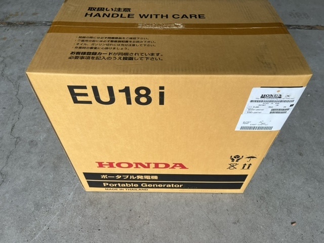 未使用品・未開封 HONDA インバーター発電機 EU18i