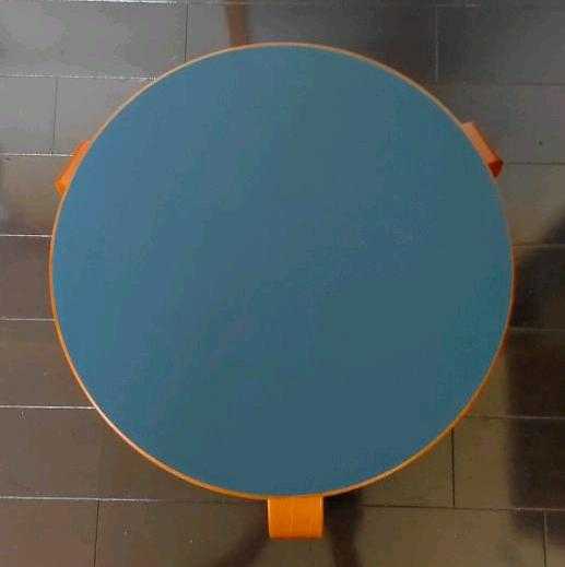未使用 Artek STOOL SCOPE 別注 ハニー スモーキー ブルー 3本脚 Alva