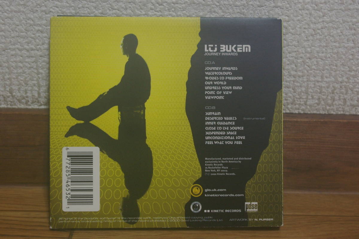 LTJ BUKEM - JOURNEY INWARDS 中古CD2枚組 2000 Good Looking Records / KINETIC RECORDS LTJブケムの画像2