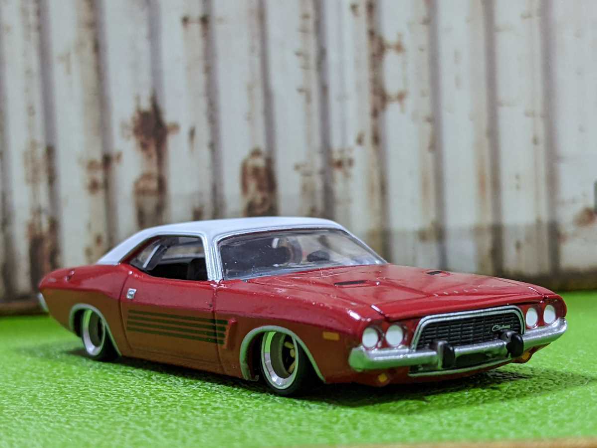 * редкость 1/64 Tomica размер Dodge Challenger модифицировано глубокий обод, низкая подвеска, кроме того различный выставляется!