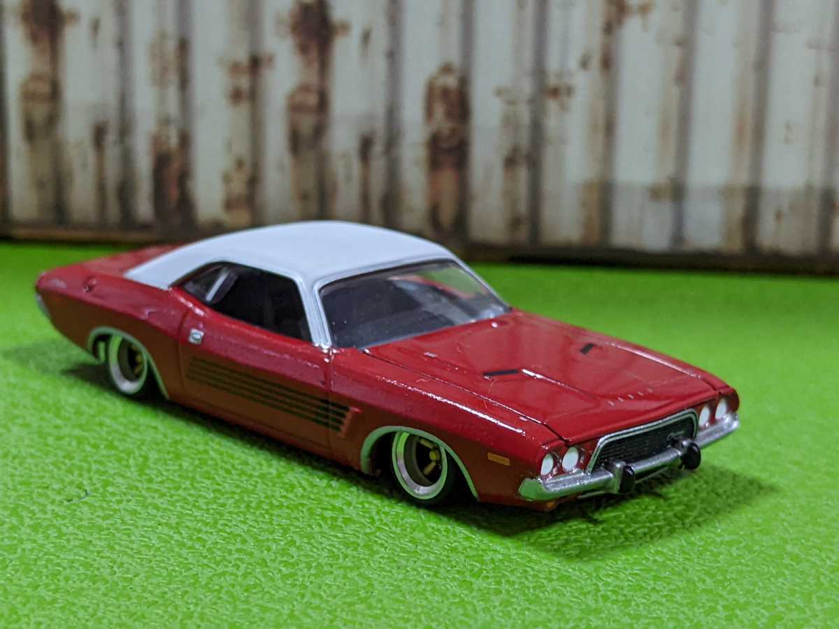 * редкость 1/64 Tomica размер Dodge Challenger модифицировано глубокий обод, низкая подвеска, кроме того различный выставляется!