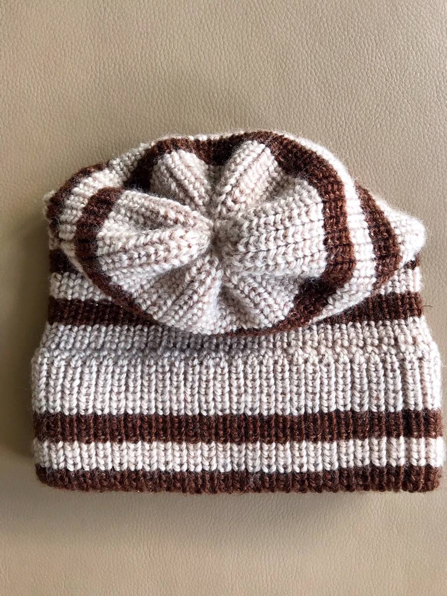 暖かい手編み帽子_画像2