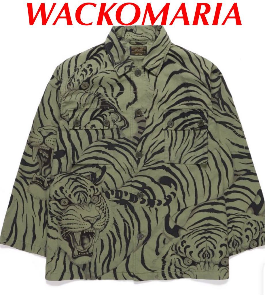 ワコマリア WACKO MARIA TIM LEHI / ARMY SHIRT 新品タグ付 タイガー