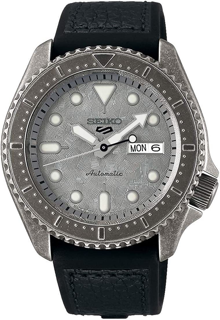 SEIKO(セイコー) SRPE79K1 メンズ腕時計 自動巻き 新ロゴ SEIKO5 アンティークシルバー(国内品番:SBSA071) 