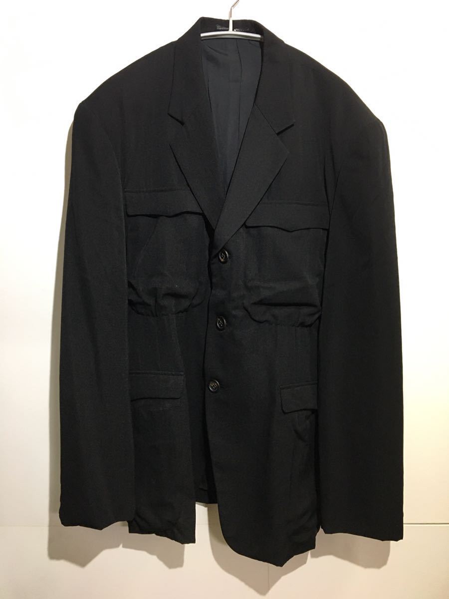 Y's Yohji Yamamoto フリンジヘム テーラードジャケット | top-chassis
