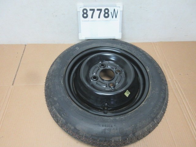 !8778W アルト ALTO 前期 HA24S HA24V 純正 スペアタイヤ T105/90/D12 4穴 PCD100_画像1