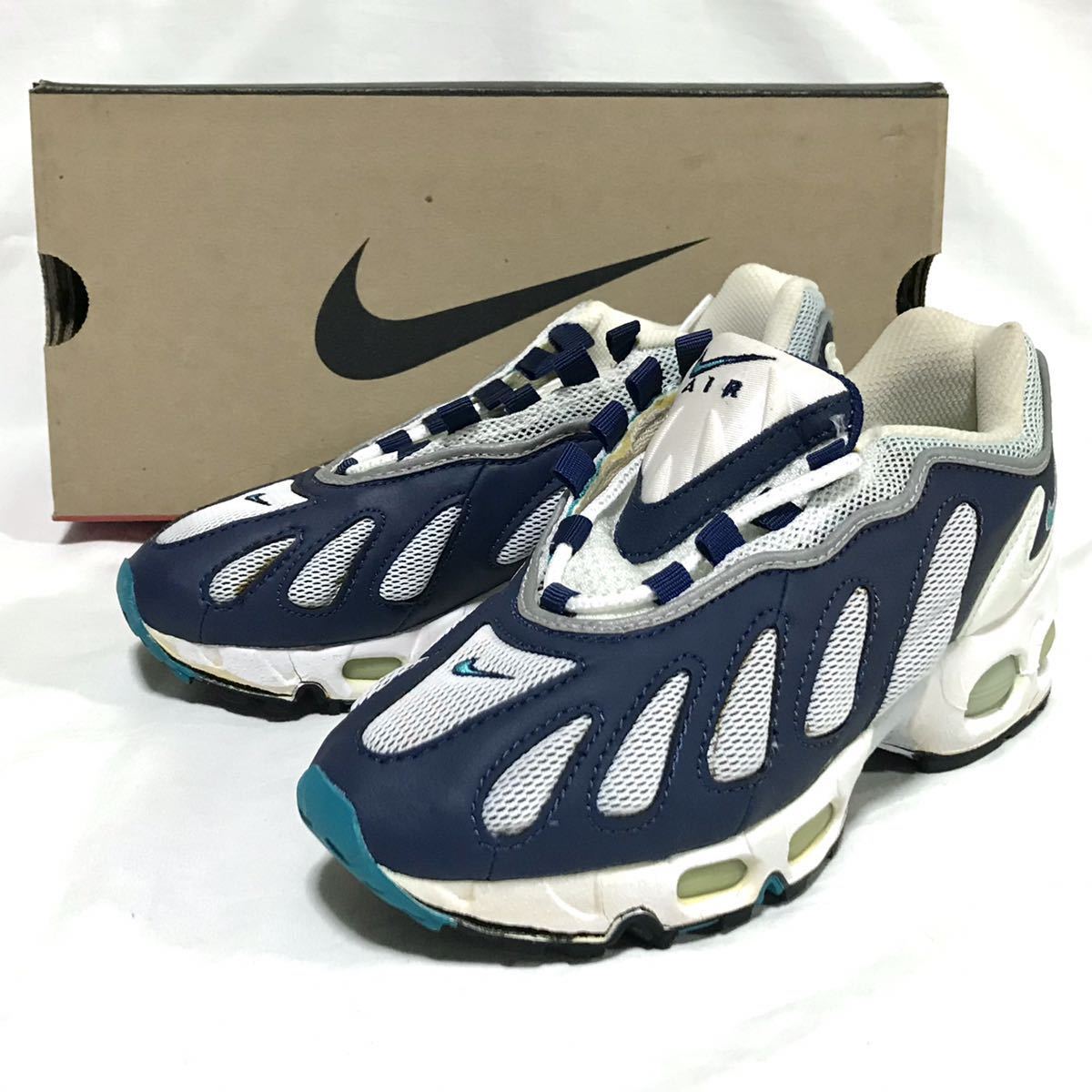 年製 NIKE W AIR MAX  ナイキ エアマックス 白 紺 .5㎝ OG