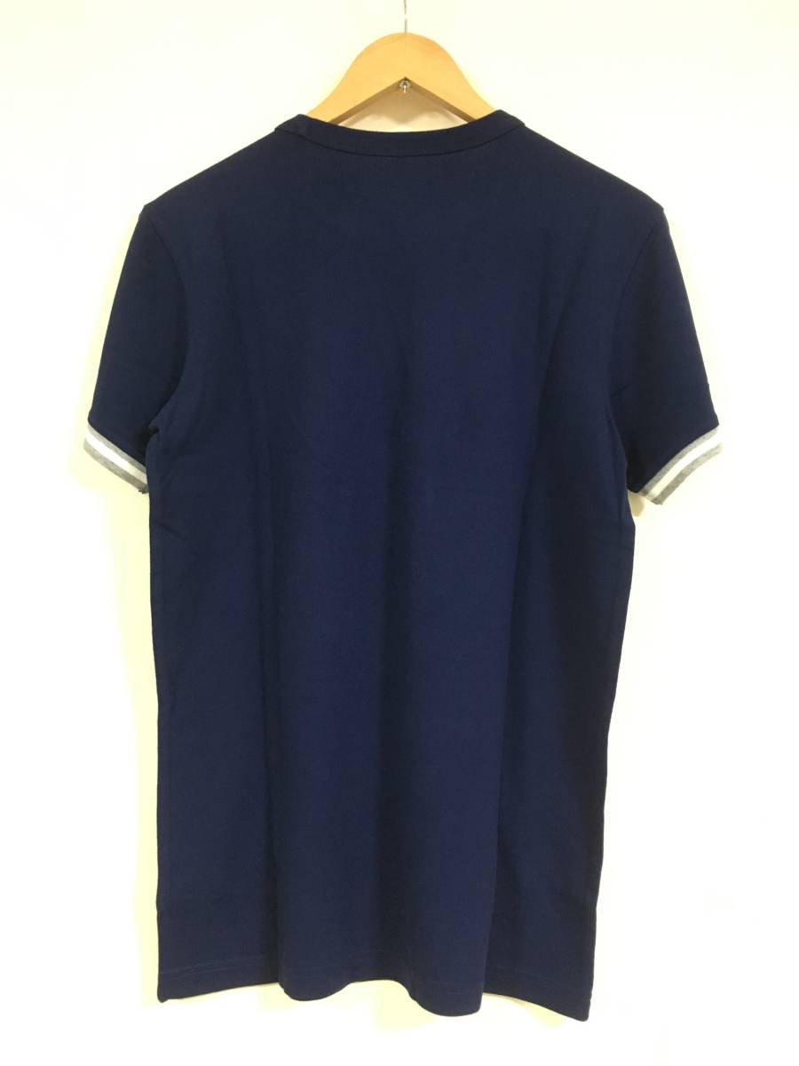 セール! 残り2点! 正規品 本物 新品 アメリカンイーグル 鹿の子 ピケ Tシャツ 知的な ネイビー 紺 AMERICAN EAGLE シルエット綺麗 XS (Sの画像3