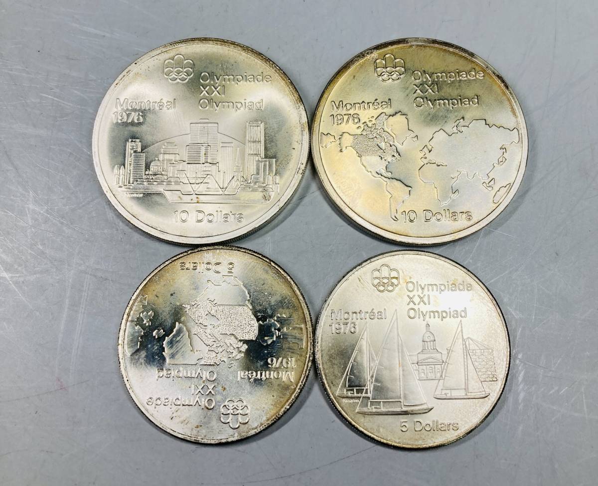 銀貨 1976年 第21回 カナダ オリンピック モントリオール大会 記念銀貨 