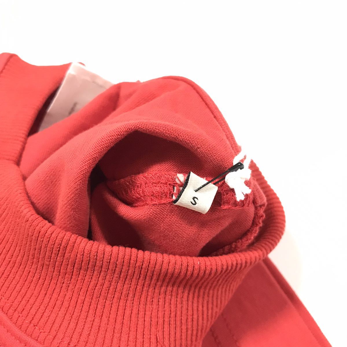 未使用品【アミパリス】本物 amiparis 半袖Tシャツ 赤 サイズS コットン100% トップス メンズ レディース alexandremattiussi 送料520円 28の画像5