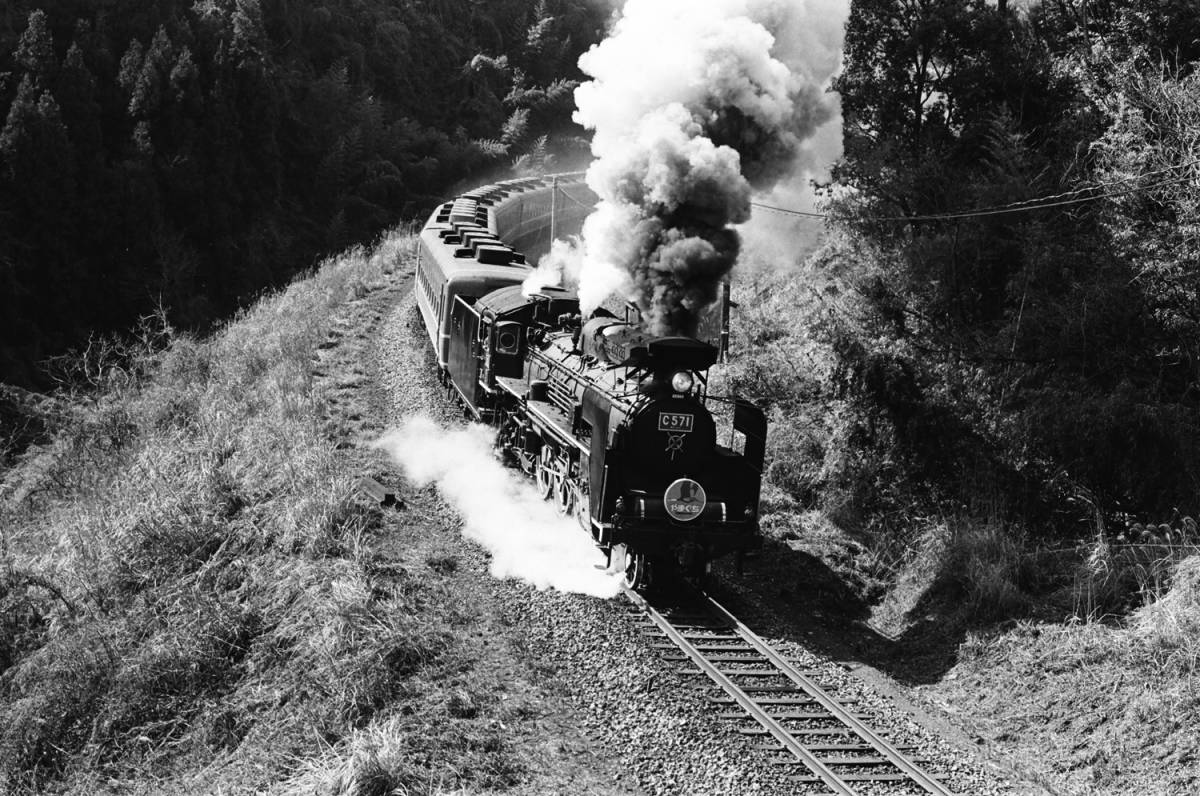 飾って楽しむ鉄道写真（去りゆく蒸気機関車：山口線 ） NO.63860365_画像1