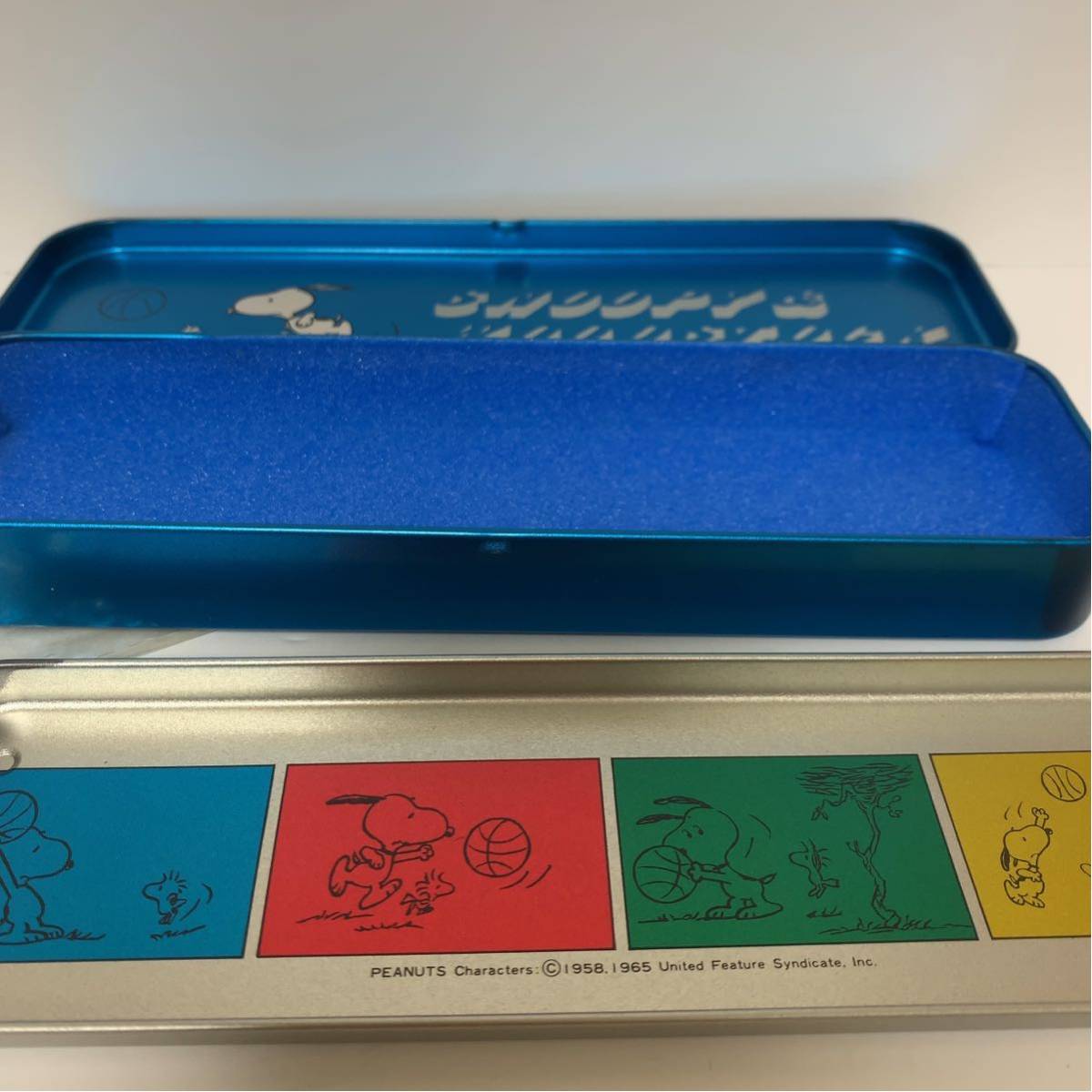 1965年製 SNOOPY スヌーピー サンリオ 当時物 缶ペン 文具 筆箱 1965年製 SNOOPY スヌーピー サンリオ 当時物 缶ペン 文具 筆箱