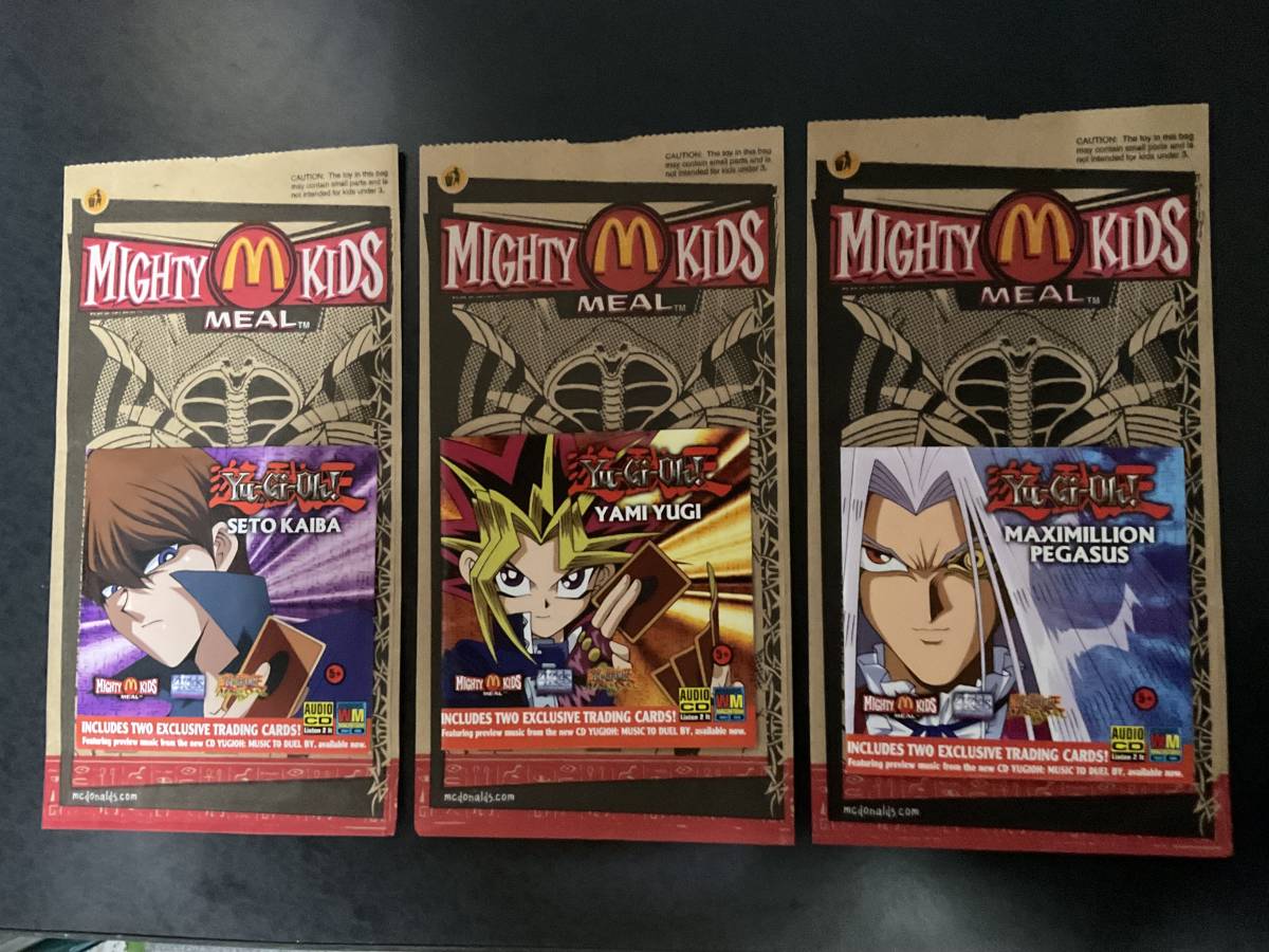 第1位獲得!】 遊戯王☆海外・アメリカ☆マクドナルド限定 3種☆CD-ROM