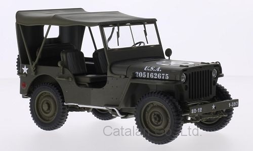 1/18 ジープ ウィリー つや消し オリーブ グリーン 米国陸軍 Jeep Willys matt olive U.S. Army アーミー geschlossen Welly 梱包サイズ80_画像1