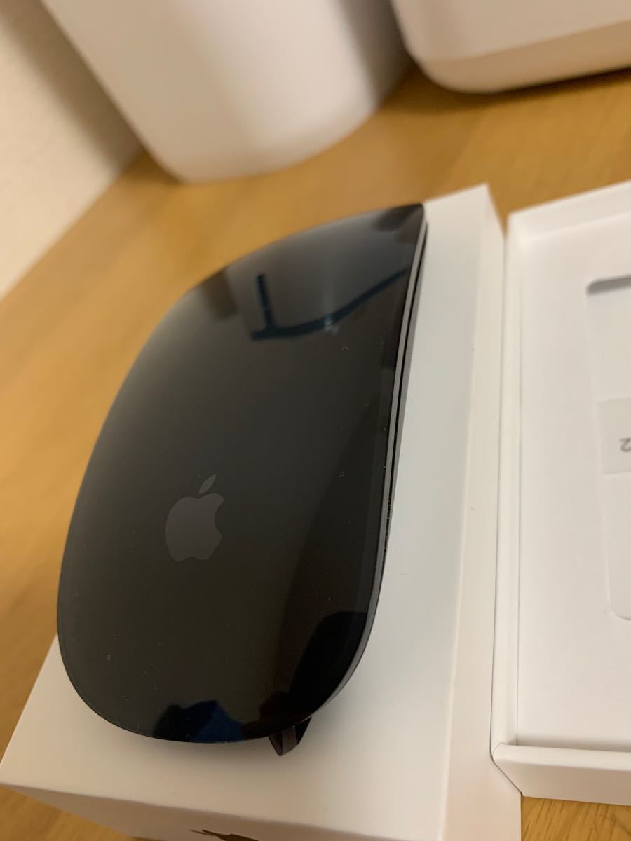 週末値下げ　廃盤品【純正】Apple Magic mouse spacegrey  ケーブルあり　アップルマジックマウス