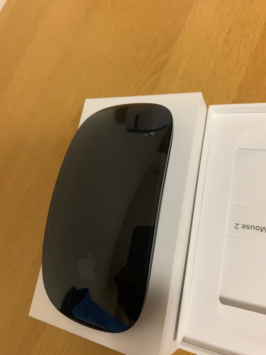 週末値下げ　廃盤品【純正】Apple Magic mouse spacegrey  ケーブルあり　アップルマジックマウス