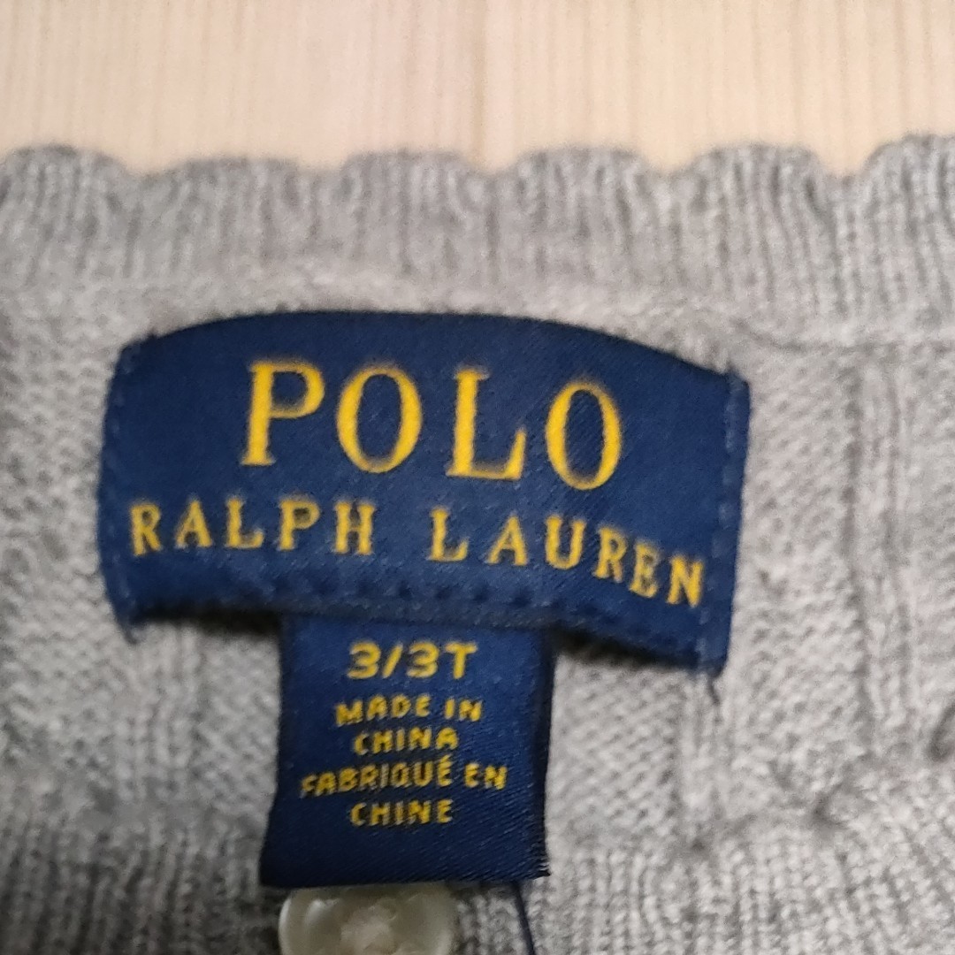 未使用新品】ポロ ラルフローレン コットンカーディガン 90-100|Yahoo