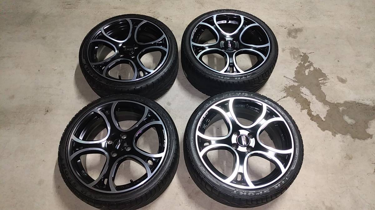 ◇OZ O.Z RACING 17インチ 4穴 100 7J17 インセット37 205/40/17