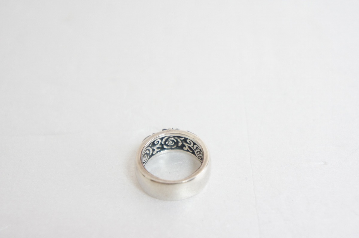 国内正規 美品JUSTIN DAVISジャスティン デイビス SRJ465 Rose Hearted Ring ローズ ハート リング 指輪 本物 銀815M_画像6