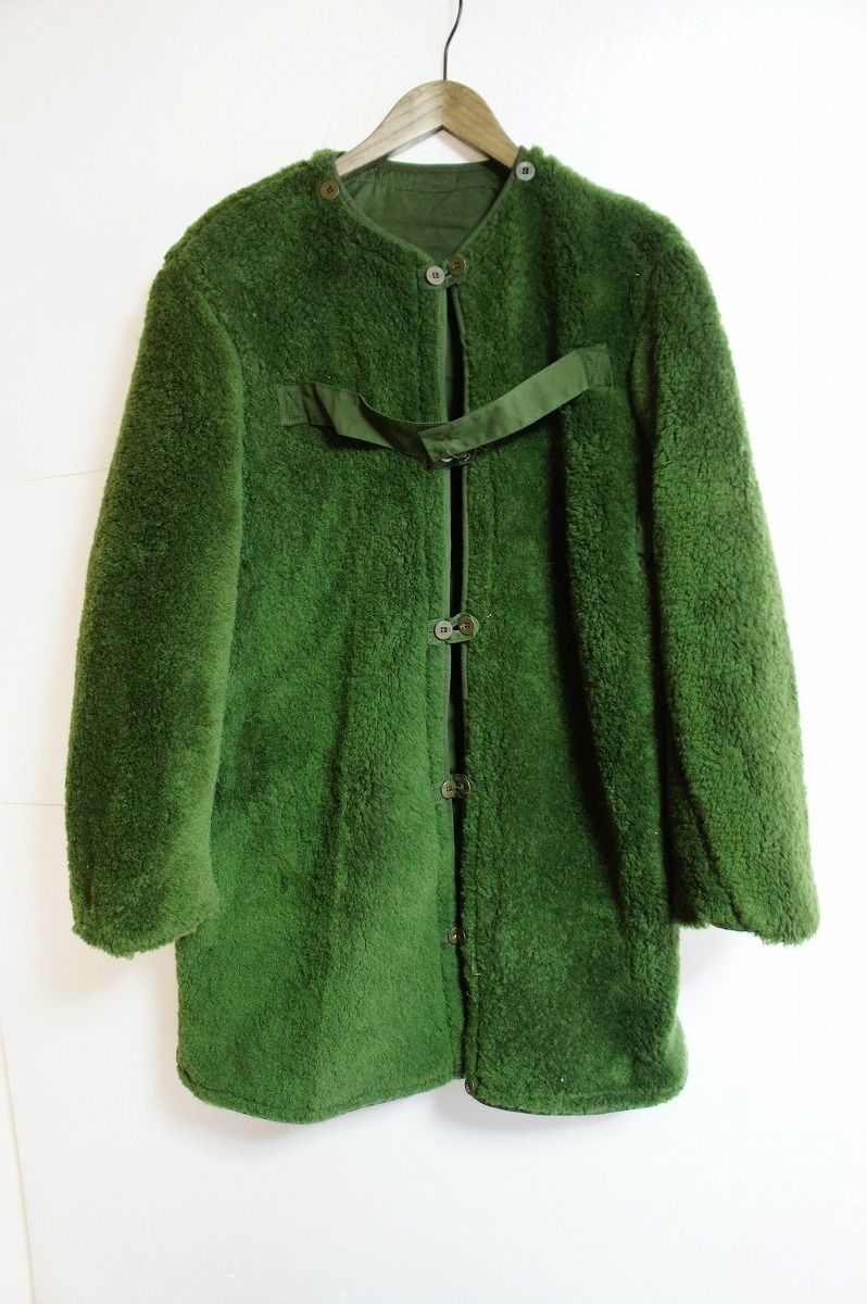 美品80s スウェーデン軍 M-59用 ミリタリー ボアライナー コート