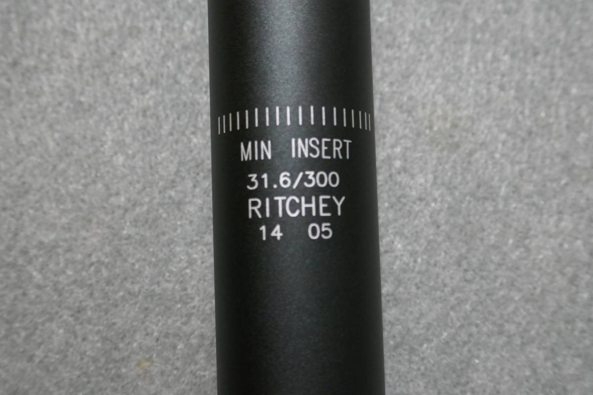 RITCHEY WCS SEAT PILLAR 1BOLT SB20 Ricci - seat pillar aluminium 300mm Φ31.6mm