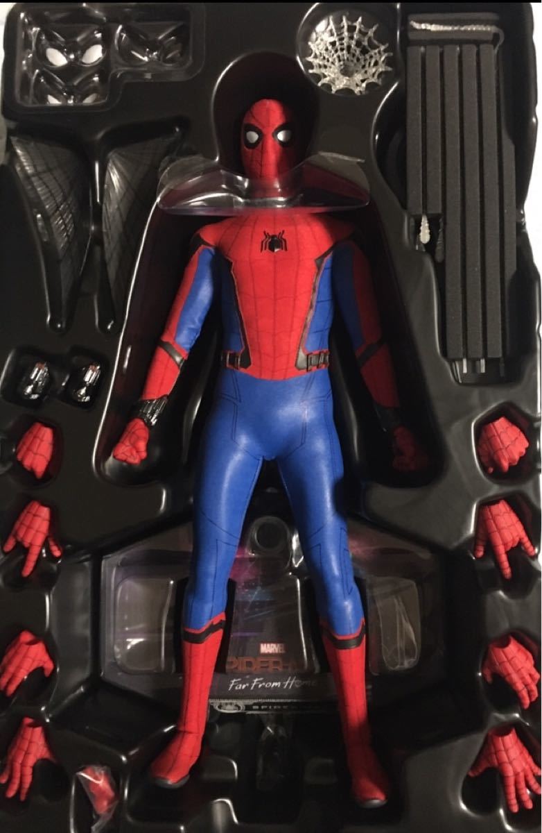 ホットトイズ スパイダーマン マスターピース ホームカミング ファーフロムホーム ライト版 1/6スケールフィギュア