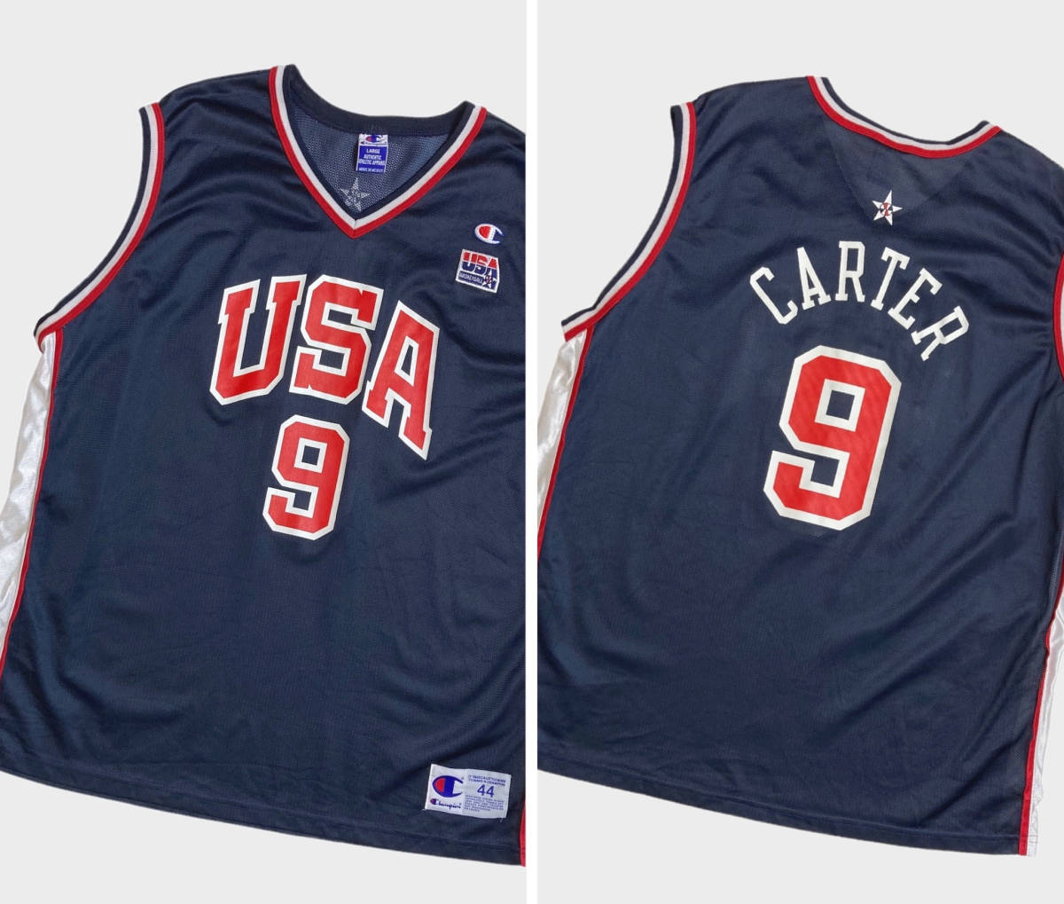 ビンス カーター ドリームチーム chmapion ユニフォーム 44 NBA ラプターズ チャンピオン Vince Carter_画像1