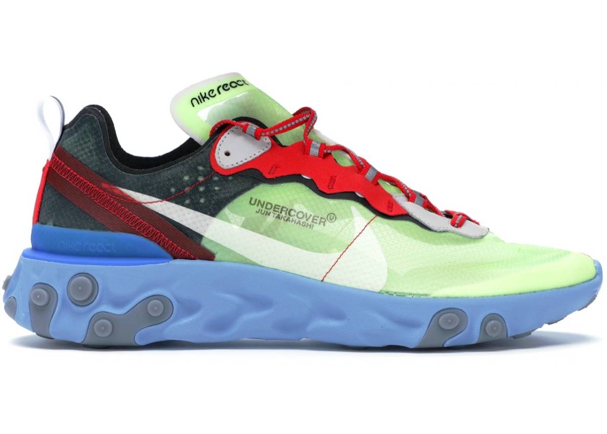 18aw UNDERCOVER×NIKE REACT ELEMENT 87 US11 29cm ユニバーシティレッド＊アンダーカバー ナイキ リアクト スニーカー GYAKUSOU_画像1