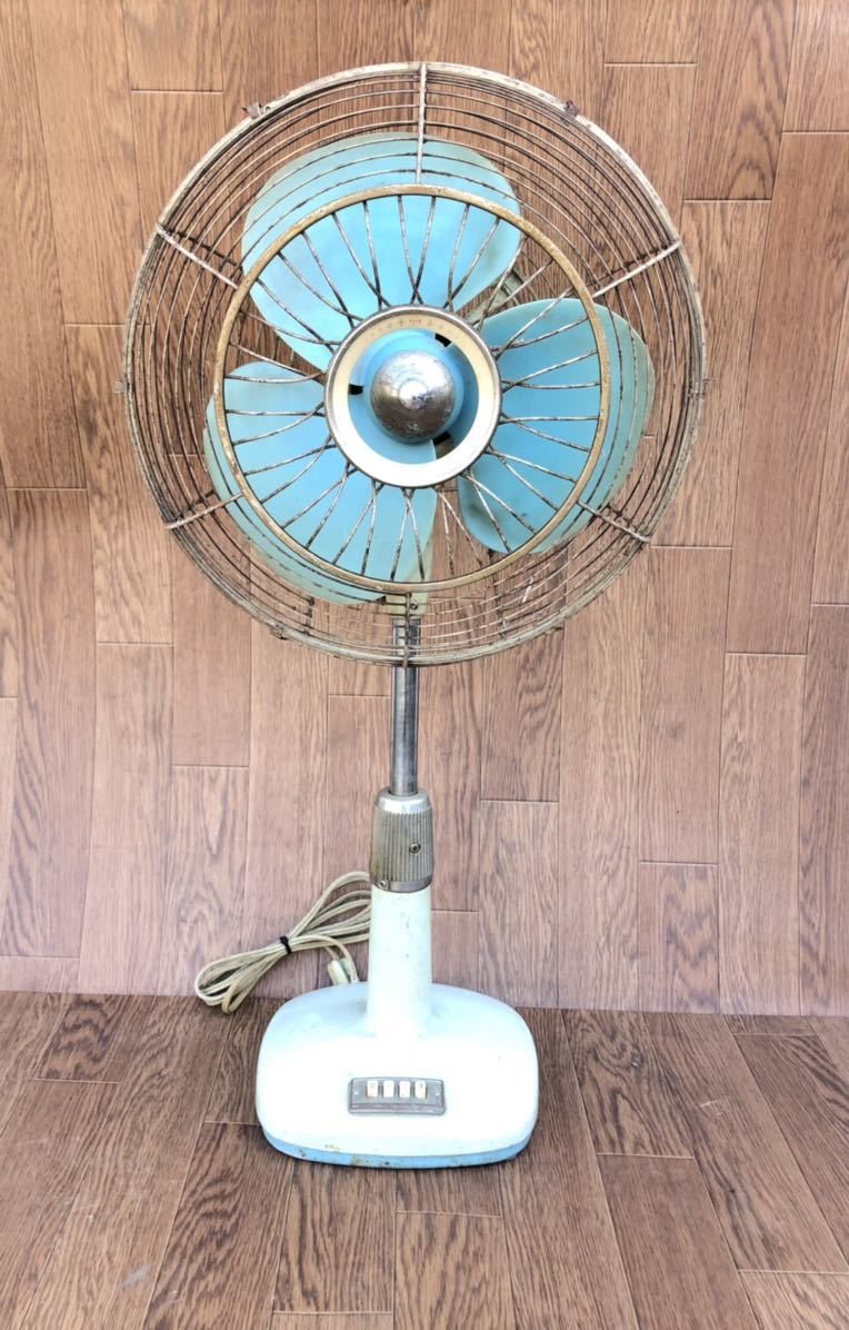  рабочее состояние подтверждено National вентилятор ELECTRICFAN 30HA Showa Retro NATIONAL 30cm античный 