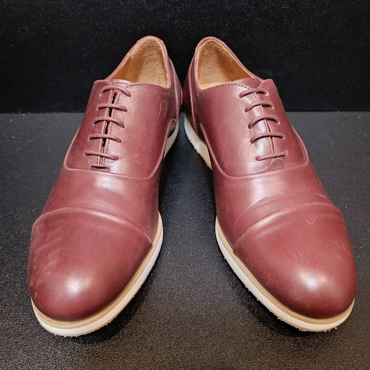 ポリーニ（POLLINI） イタリア製革靴 ボルドー 40