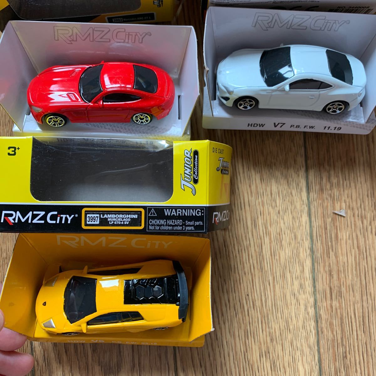 ミニカー RMZ City DIE CAST JUNIOR SCALE MODEL ３+  7点セット