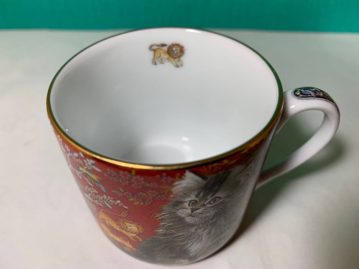 Danbury Mint ダンバリーミント レスリーアン 猫ちゃんのカップ 