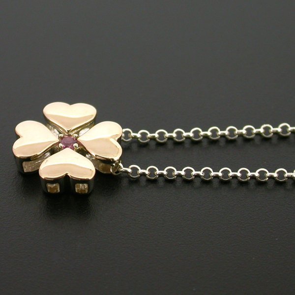 (税込) M34【BSJBJ】STAR JEWELRY ピンク K18/Sv925 スタージュエリー ネックレス、ペンダント、チョーカー