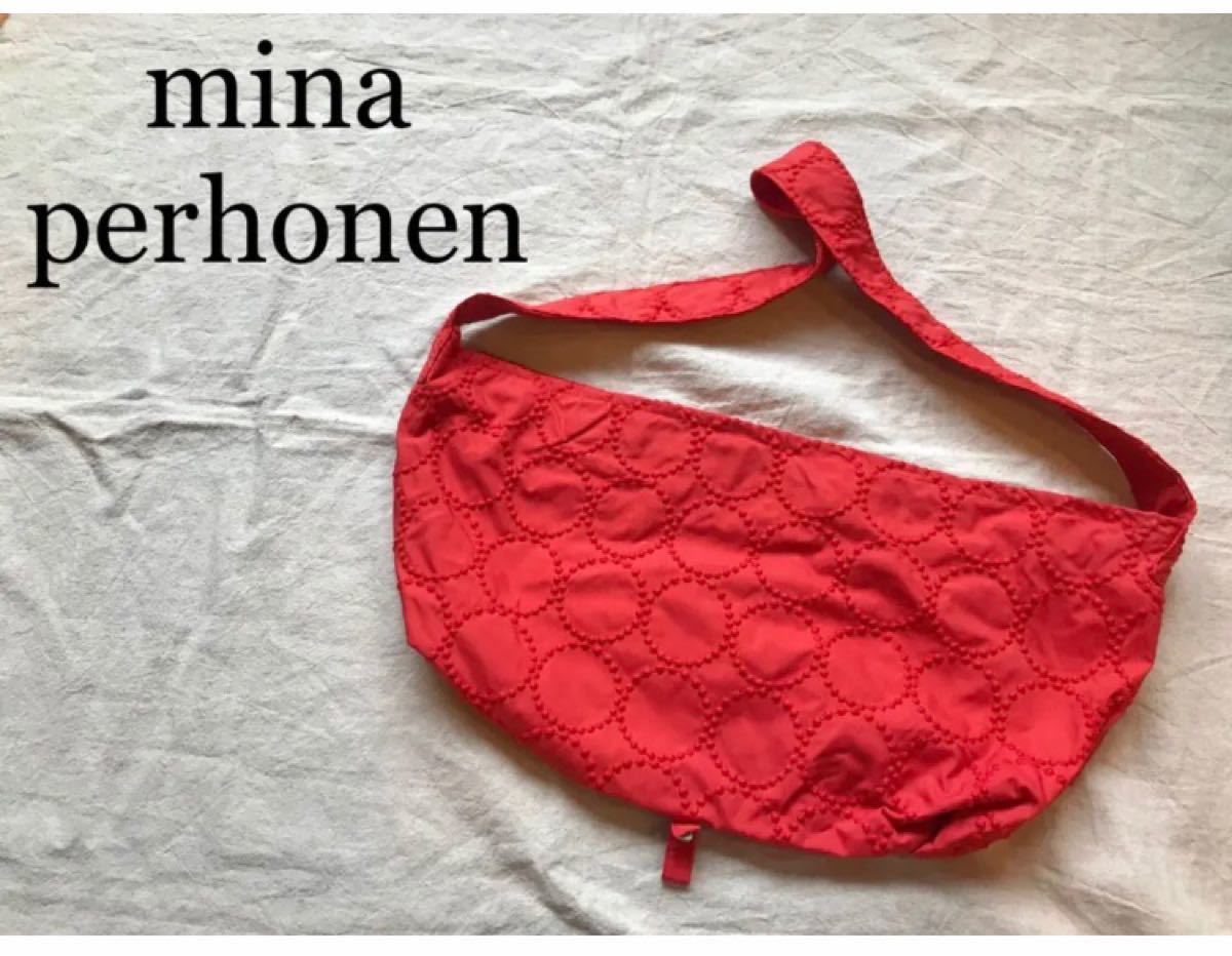 mina perhonen ミナペルホネン】タンバリン ボディバッグ mina perhonen ミナペルホネン】タンバリン ボディバッグ