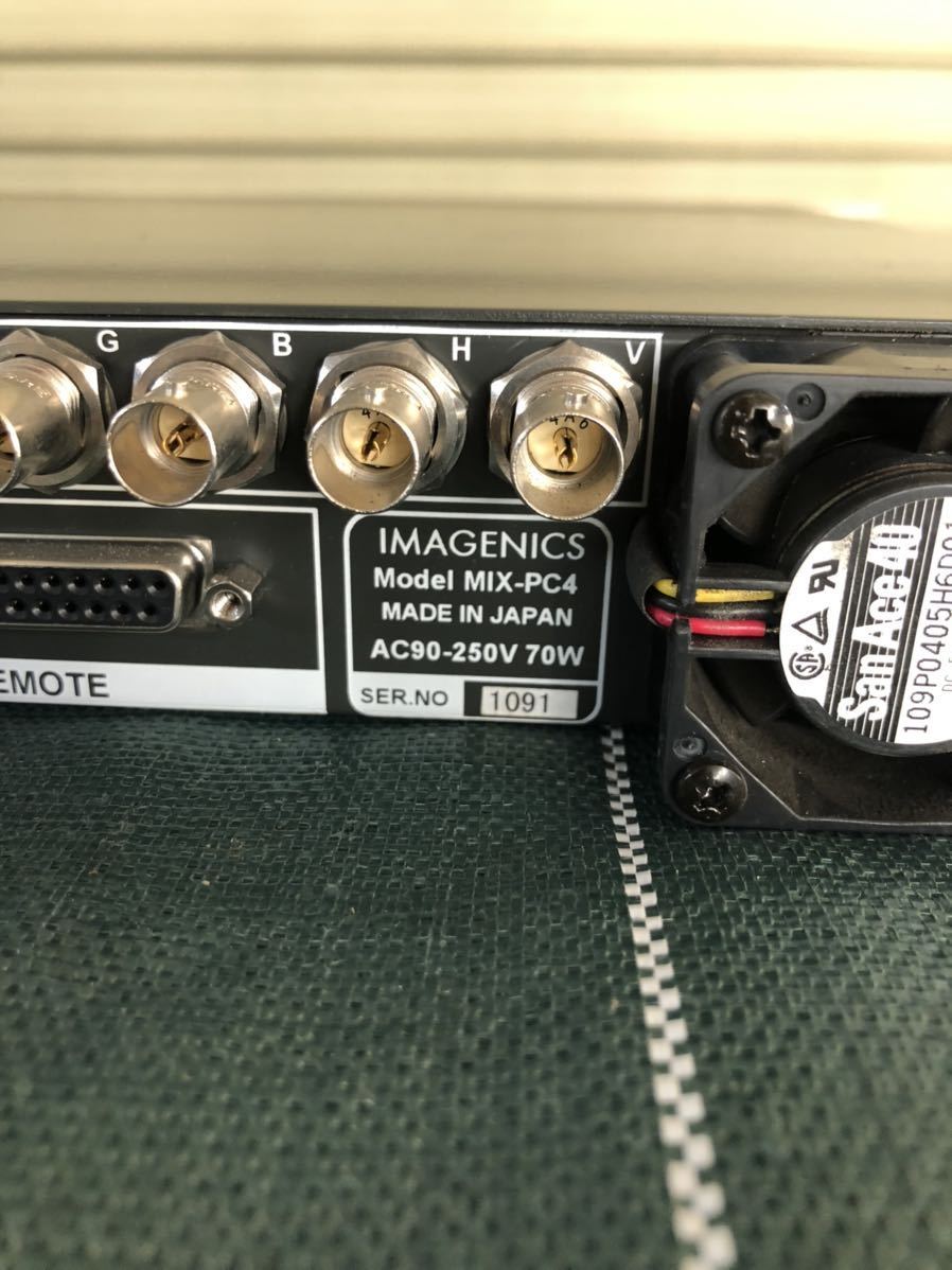 ☆IMAGENICS MIX-PC4 4入力 マルチスキャンコンバーター 通電のみ☆ ☆IMAGENICS MIX-PC4 4入力 マルチスキャンコンバーター 通電のみ☆