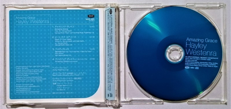 中古CD  ヘイリー『 アメイジング・グレイス 』品番：UCCL-5001の画像2