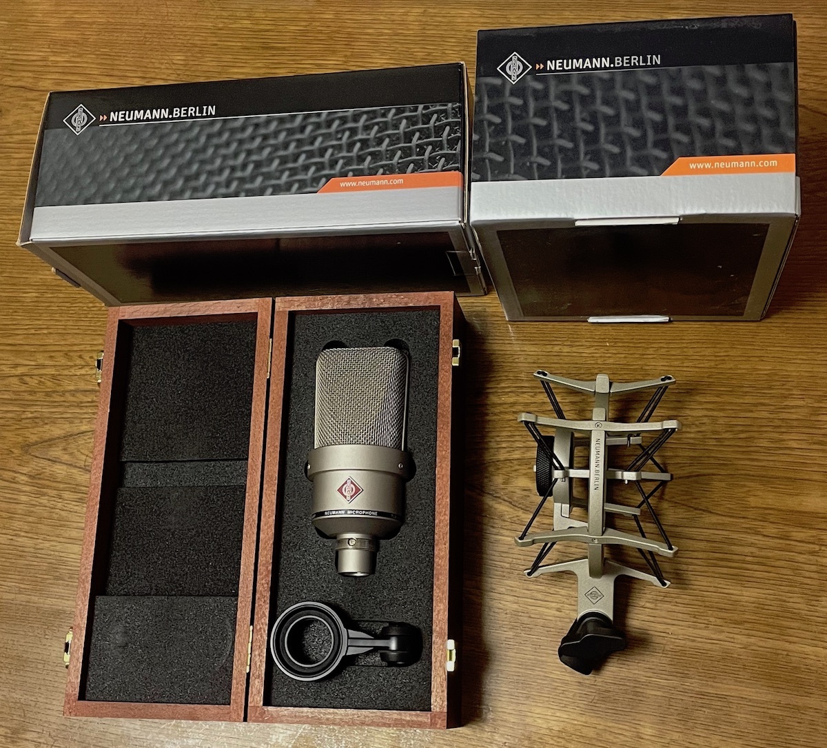 NEUMANN TLM103 EA4 ノイマン コンデンサーマイク サスペンションホルダー セット 美品 