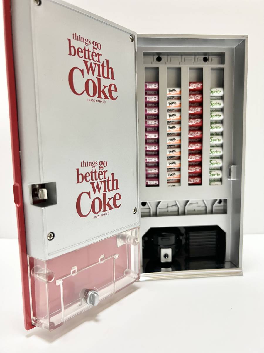 【レア♪ 動作確認済】Coca-Cola コカコーラ 自動販売機 コインバンク ライト点灯＆効果音＆音楽♪ ☆新品乾電池付き☆_画像7
