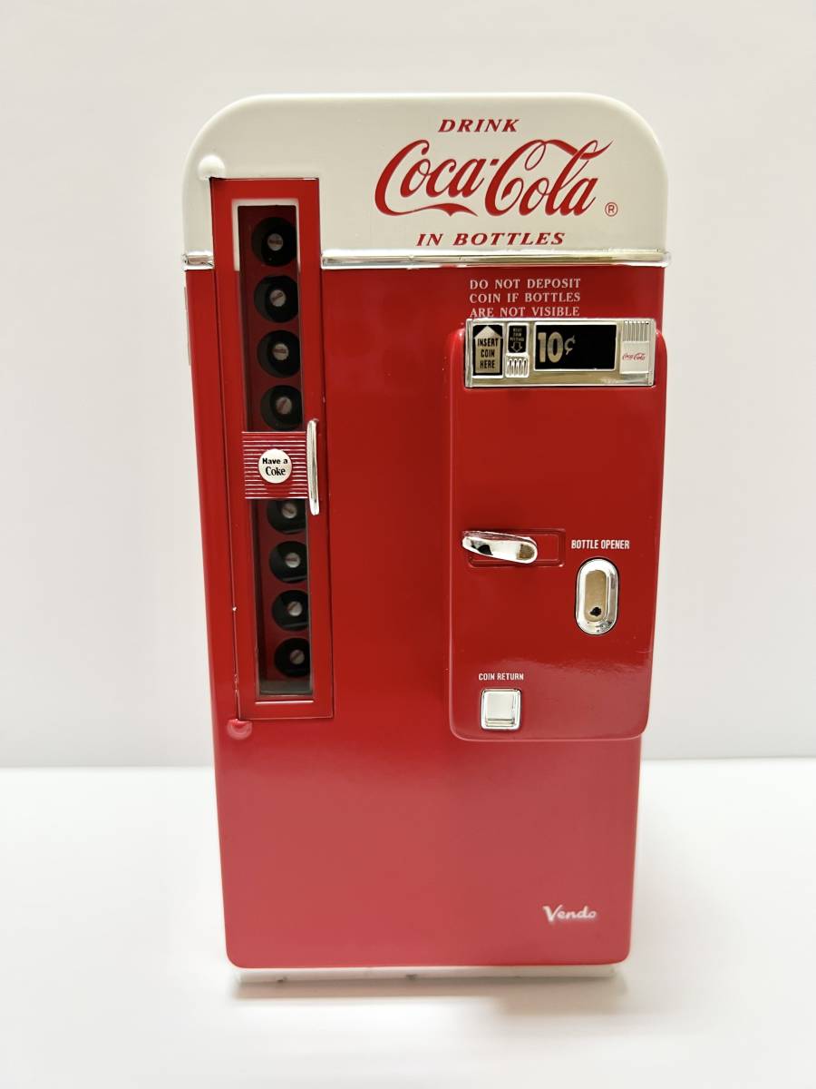 【レア♪ ジャンク品】Coca-Cola コカコーラ 自動販売機 コインバンク ビンテージ_画像2