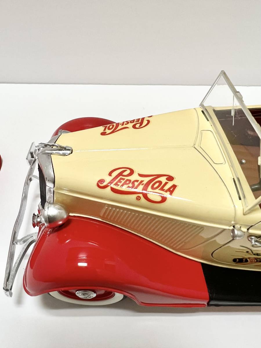 【美品♪ レア】ペプシ コーラ 1934 フォード V8 ロードスター scale 1/19 フランス製 オリジナルボックス＆ステッカー付属_画像6