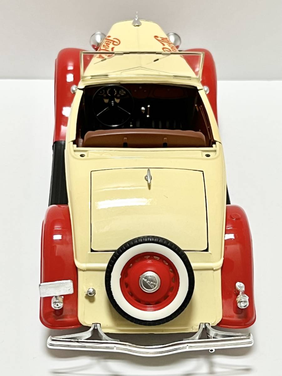 【美品♪ レア】ペプシ コーラ 1934 フォード V8 ロードスター scale 1/19 フランス製 オリジナルボックス＆ステッカー付属_画像4