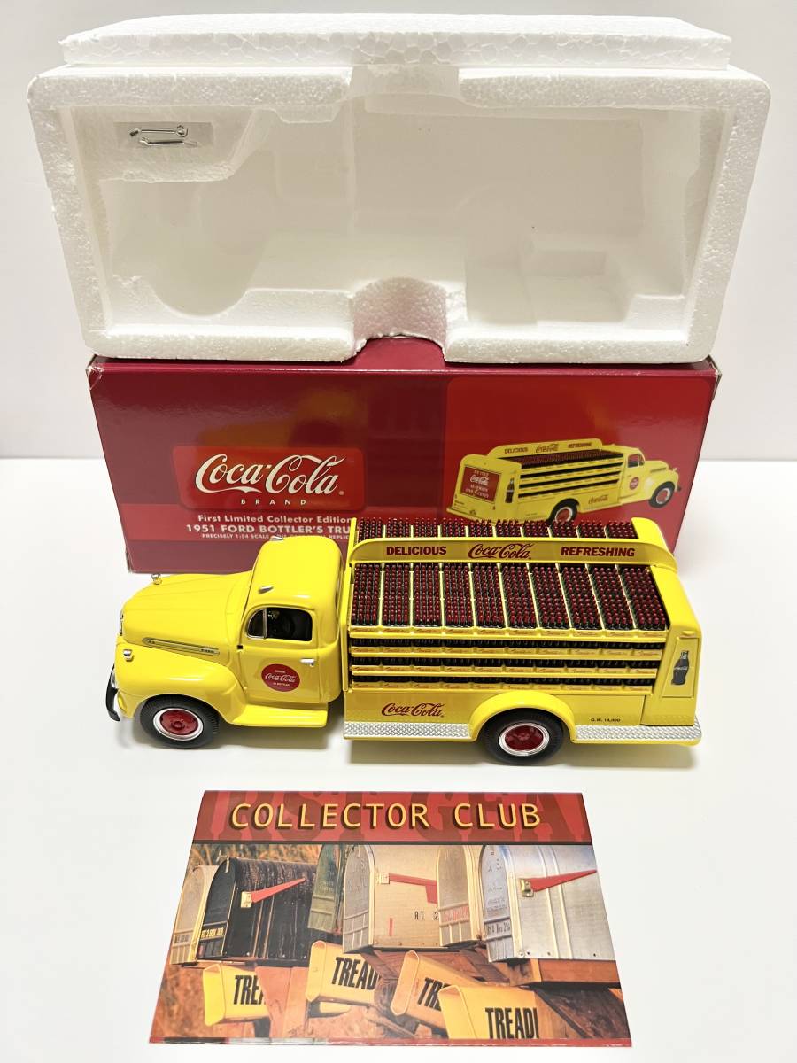 【新品♪ レア】コカコーラ 1951 Ford Bottler's Truck scale 1/34 ダイキャストメタル クラシック_画像1