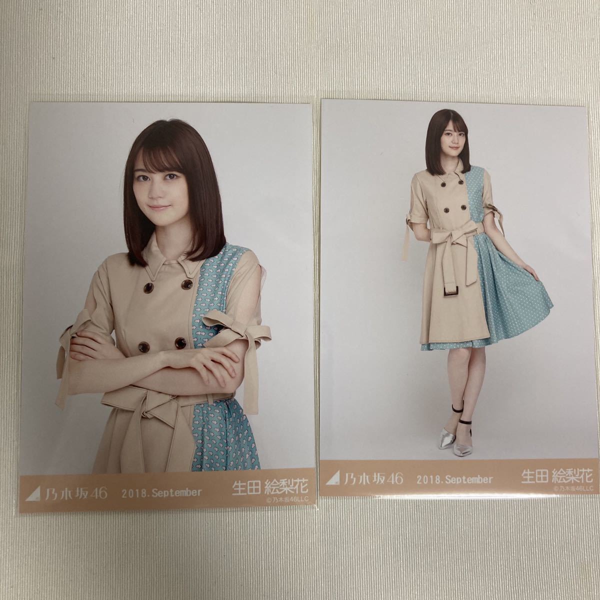 【 乃木坂46 生田絵梨花 スペシャル衣装14 2018 September 生写真 セミコンプ 2枚セット 】チュウ ヒキ_画像1