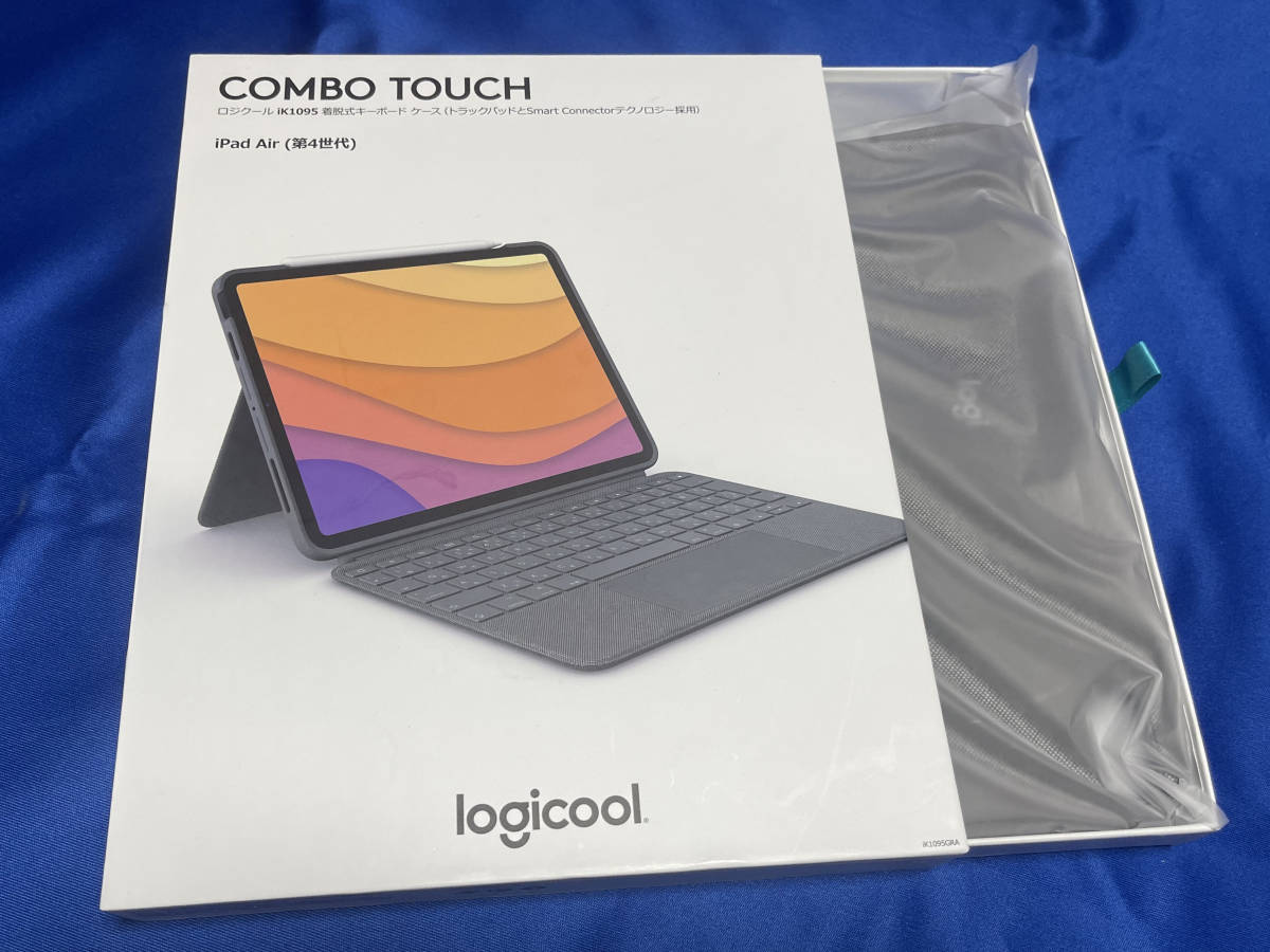 送料無料　ロジクール Logicool iPad Air 第4世代 第5世代用 トラックパッド キーボード Combo Touch 日本語 _画像2