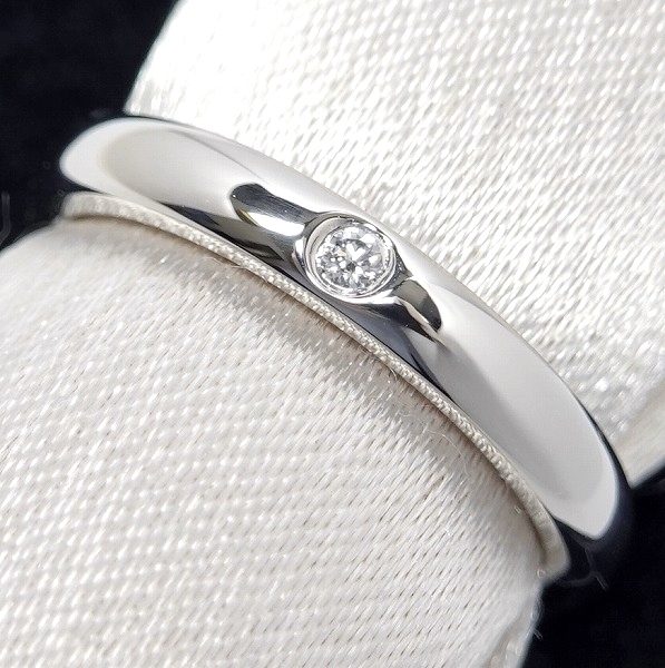 TIFFANY&Co. ティファニー ダイヤモンド バンドリング Pt950 プラチナ