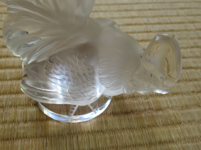 □美品 希少 1928年！LALIQUE ラリック カーマスコット「コックナン