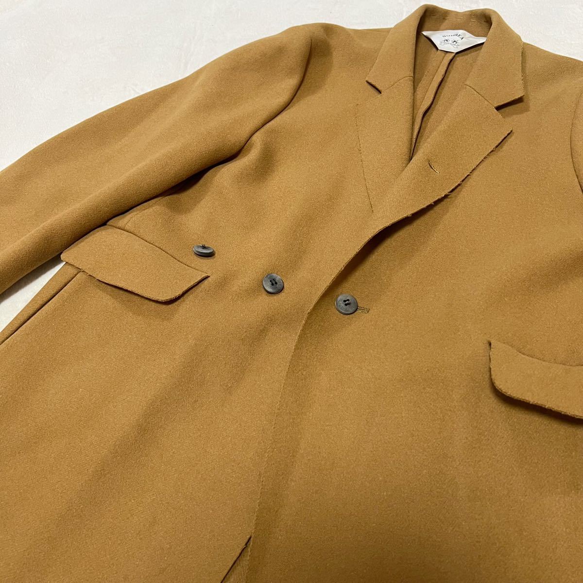 美品 SUNSEA サンシー 15AW CUT OFF Melton COATコート M相当 レア