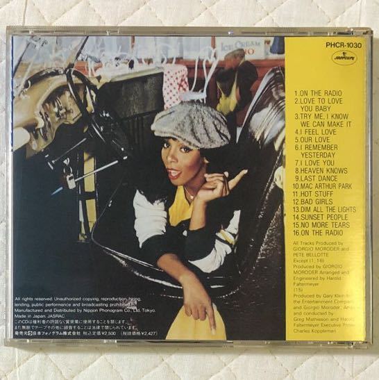 国内盤！Donna Summer/ 愛の軌跡 〜 ドナ・サマー・グレイテスト